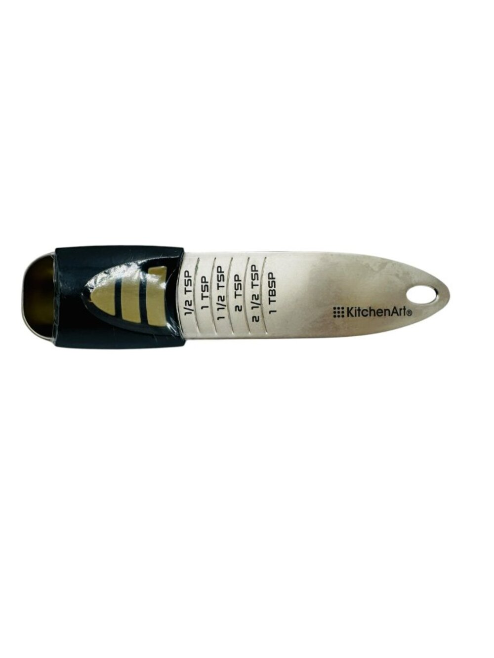 Adjustable Measuring Spoon By KitchenArt - 1/2 Tsp To 1 Tbsp - Stainless Steel